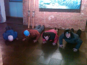 Planks - demonstrated by CSCUSA staff