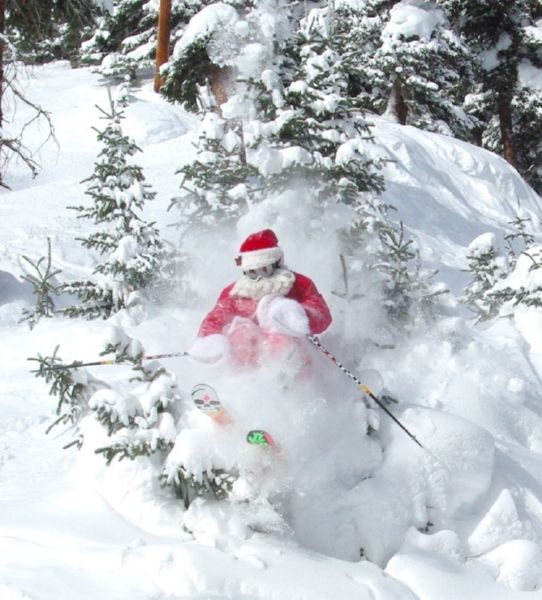 Loveland Santa Powder Trees 2008