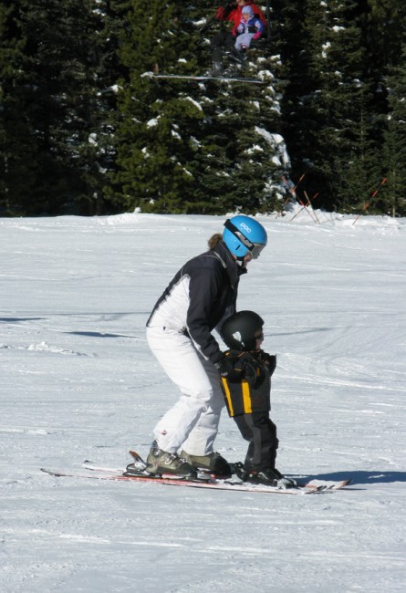 Mom and grom at Eldora