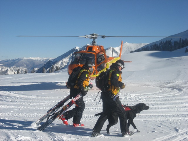 Copper Mountain Ski Patrol Avalanche Drill