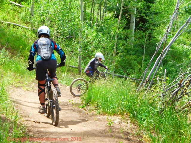 Downhill biking_braveskimom.com