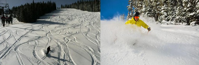 L-R: Ski Cooper; Aspen/Snowmass