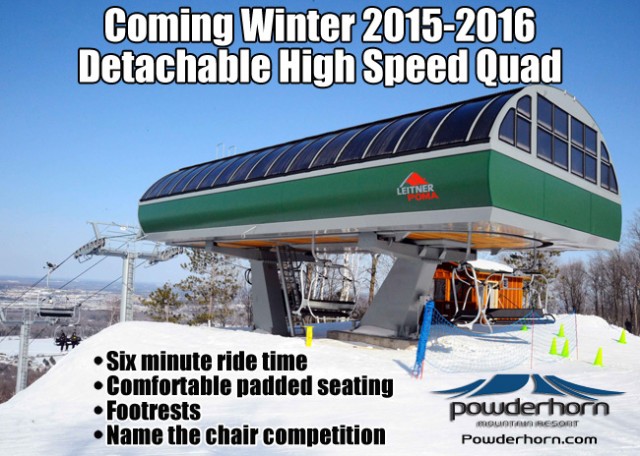 New Chairlift at Powderhorn