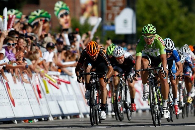 During stage three of the USA Pro Challenge on August 21, 2013 - Sprint to the finish in Steamboat Springs, Colorado. (Chris Graythen/Getty Images)