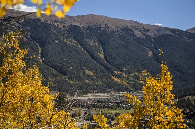 Autumn in Ski Country: The Sky Chutes near Copper Mountain