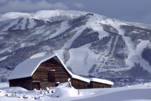 Seven thousand feet up in the Colorado Rockies, nestled quietly below one of the largest ski mountains in North America, sits a small ranching community that serves as a constant reminder that the Old West is alive and well. Never far from its ranching roots, Steamboat remains firmly linked to a Western tradition that sets it apart from every other ski resort in the world.   Photo/Larry Pierce