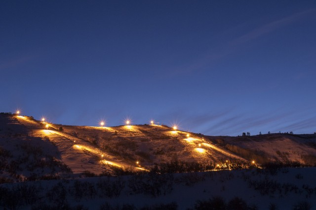 Night skiing at Hesperus. Photo by Scott DW Smith.