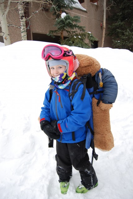 Your stuffed animal doesn't have to be as big as Fudgie. (Read about Fudgie here)