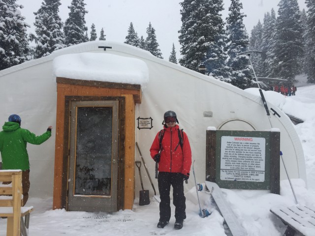 The base tent at Silverton.