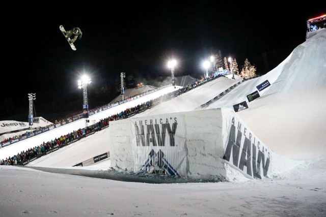 Hailey Langland competes in Women's Big Air. Photo by Chris Tedesco/ESPN.