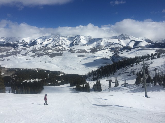 The view from the top of the Paradise Lift at Crested Butte. Photo by Chris Linsmayer.