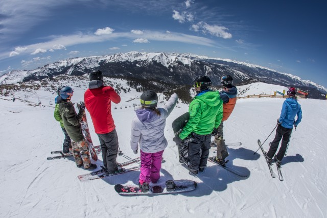 College students at Arapahoe Basin