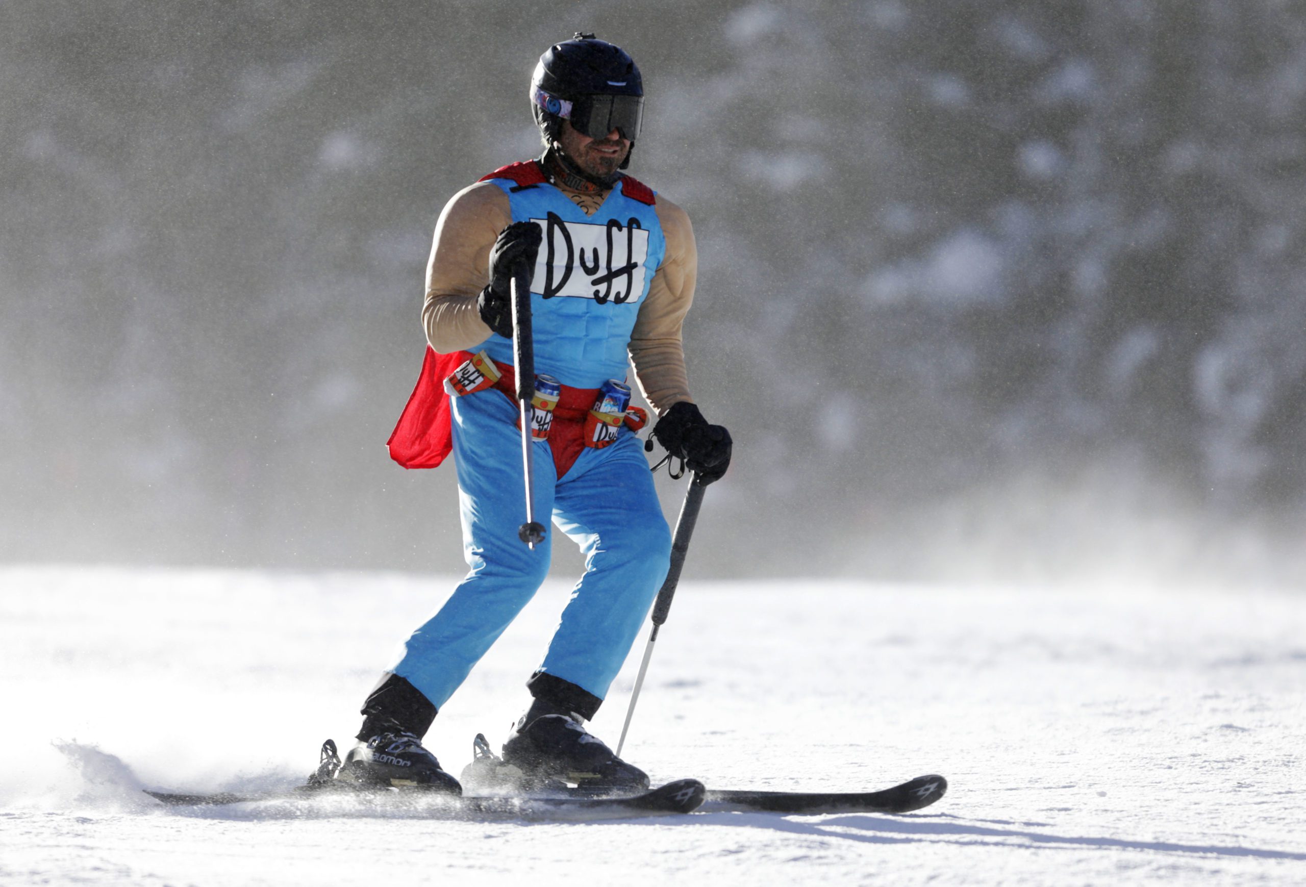 A-Basin Duffman Skier Colorado Ski Country Jack Dempsey