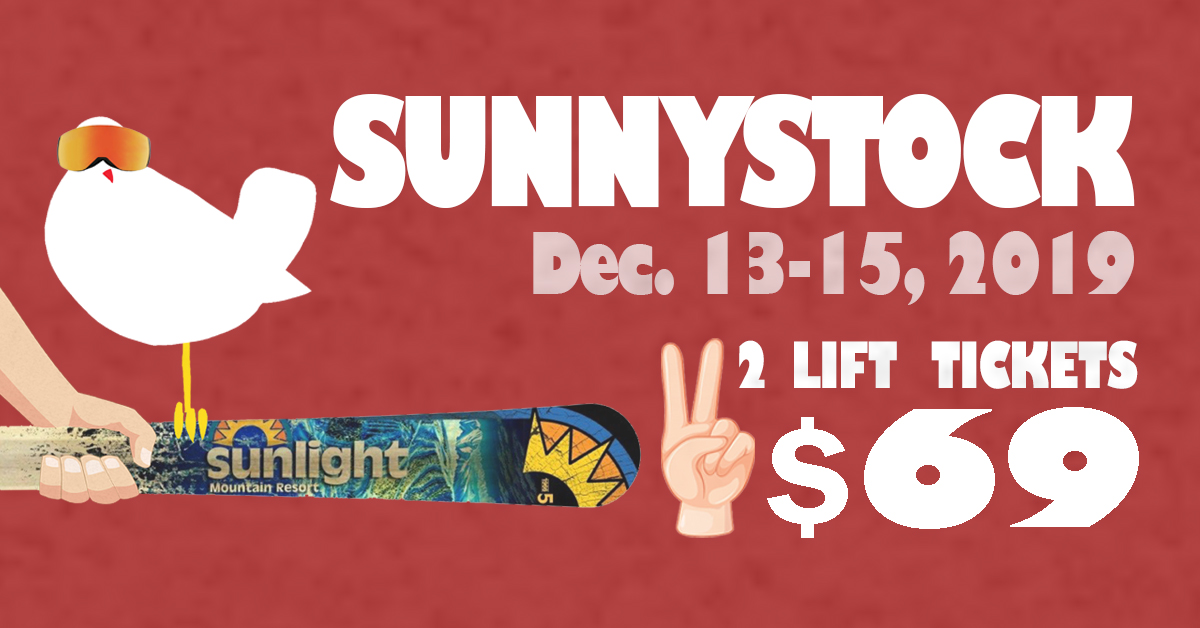 Sunnystock Dec. 13-15, 2019 - Come Back to the Garden