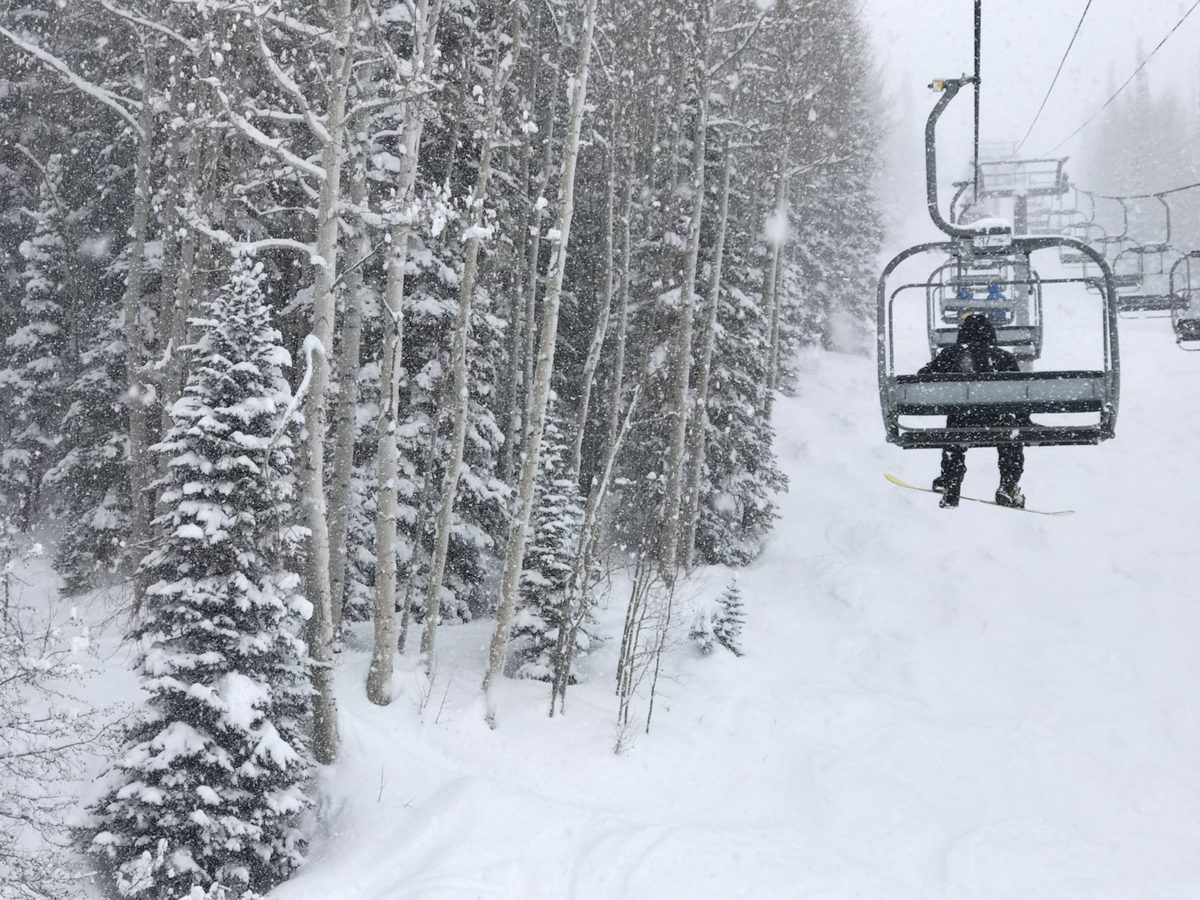 Fresh Snow at Steamboat Springs